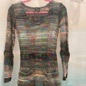 Gorgeous fitted sweater dress- wear with pants/leggings or as a dress!